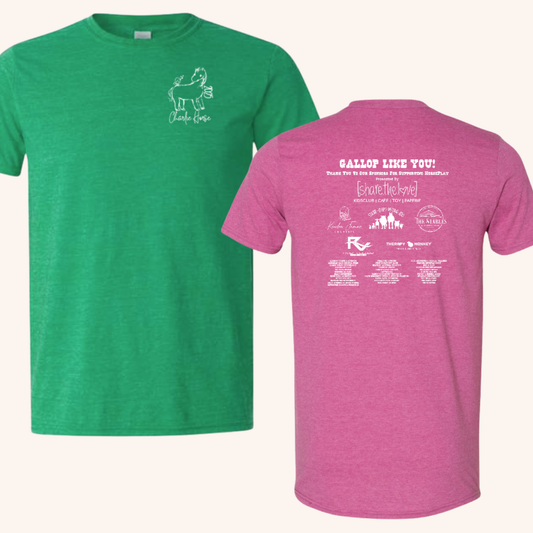 Charlie Horse Event T-Shirt (Adult Sizes)